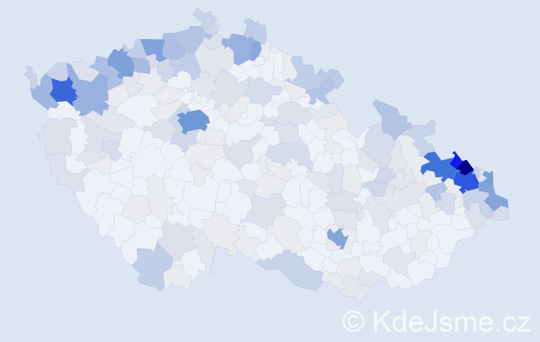 Jméno: 'Gerhard', počet výskytů 790 v celé ČR