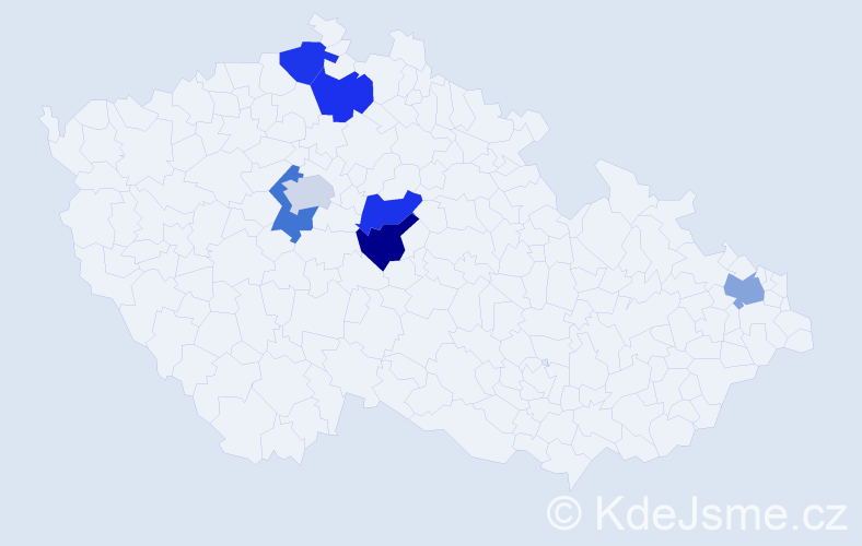 Jméno: 'Thai Binh', počet výskytů 7 v celé ČR
