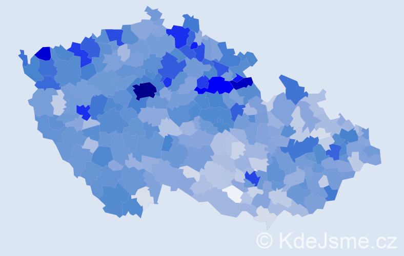 Jméno: 'Diana', počet výskytů 4531 v celé ČR