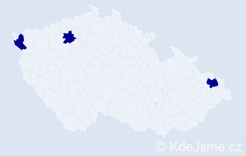 Jméno: 'Xuan Luyen', počet výskytů 3 v celé ČR