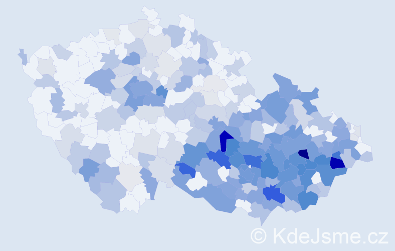 Jméno: 'Metoděj', počet výskytů 551 v celé ČR