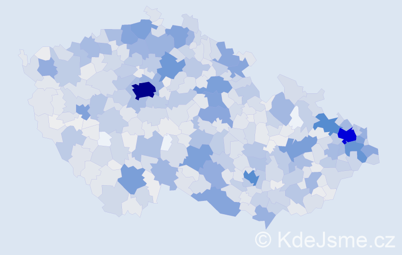 Jméno: 'Bára', počet výskytů 3784 v celé ČR