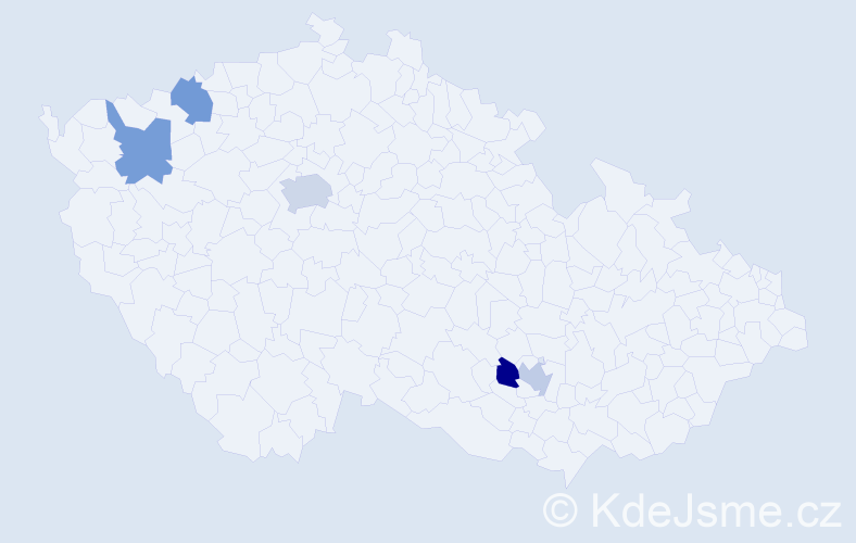 Jméno: 'Nicholas Michael', počet výskytů 6 v celé ČR