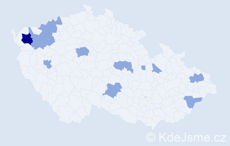 Jméno: 'Annaliese', počet výskytů 19 v celé ČR