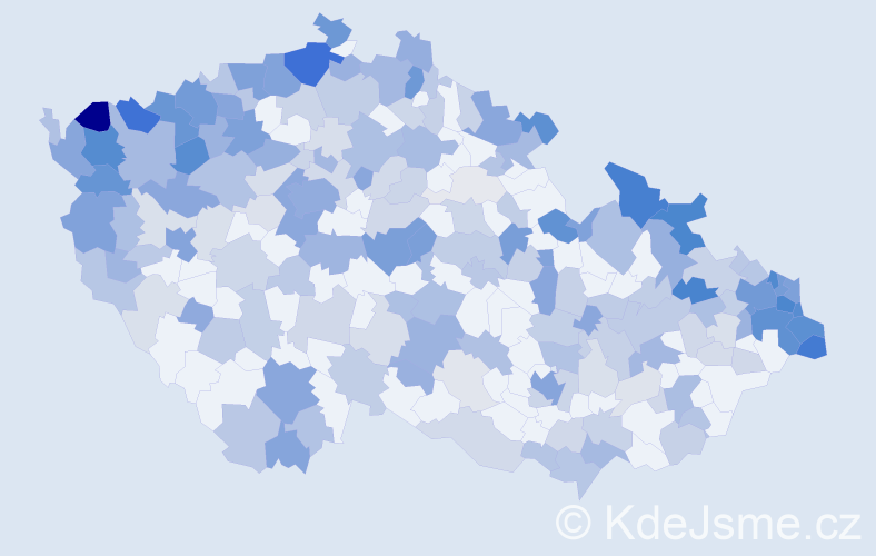 Jméno: 'Leon', počet výskytů 575 v celé ČR