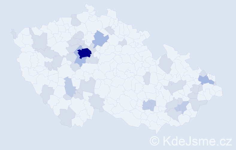 Jméno: 'Theo', počet výskytů 76 v celé ČR