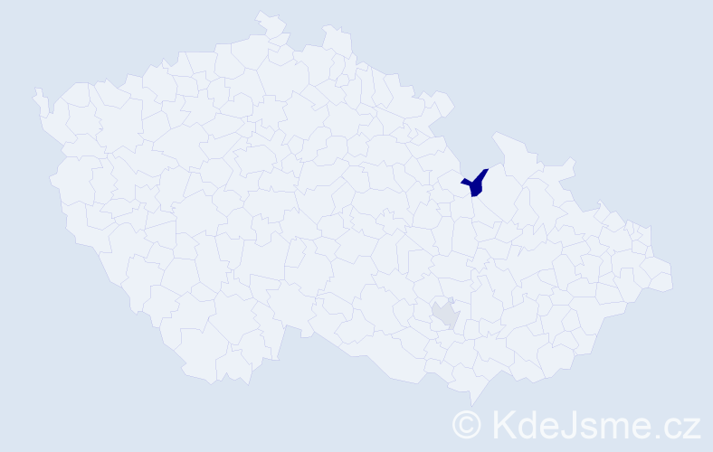 Jméno: 'James Christopher', počet výskytů 2 v celé ČR