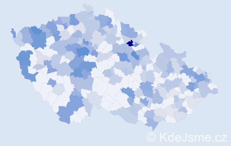 Jméno: 'Galina', počet výskytů 510 v celé ČR