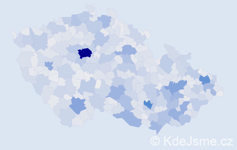 Jméno: 'Božena', počet výskytů 39851 v celé ČR