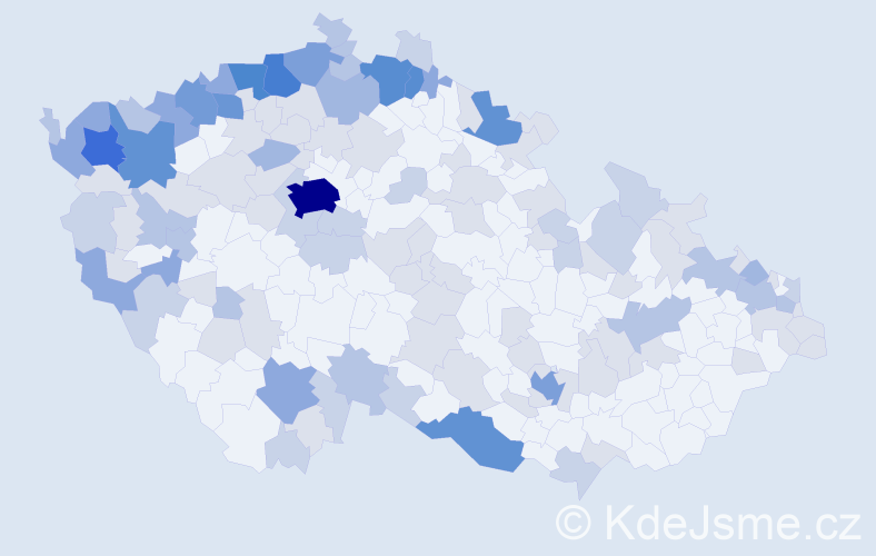Jméno: 'Wolfgang', počet výskytů 324 v celé ČR