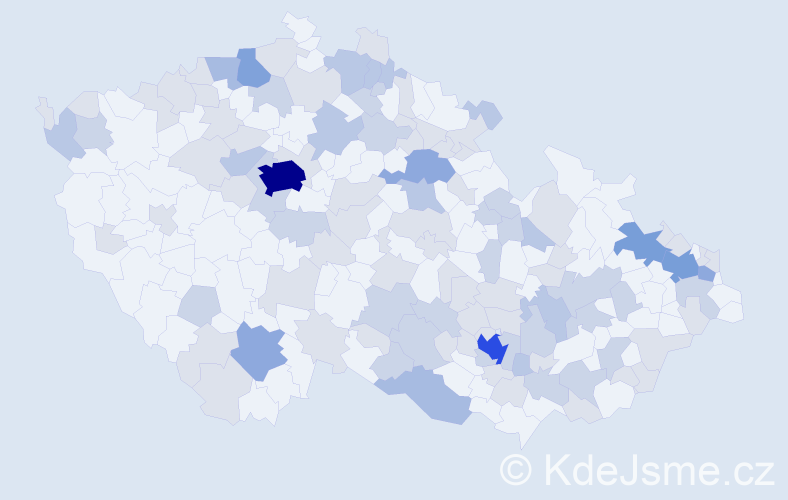 Jméno: 'Saša', počet výskytů 231 v celé ČR