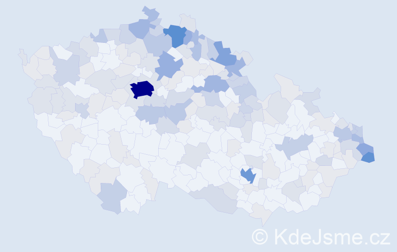 Jméno: 'Teresa', počet výskytů 470 v celé ČR