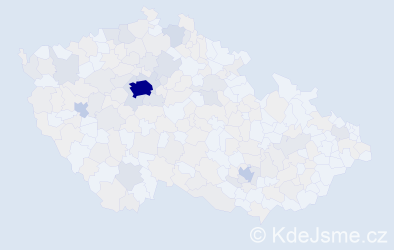 Jméno: 'Viktoriya', počet výskytů 789 v celé ČR