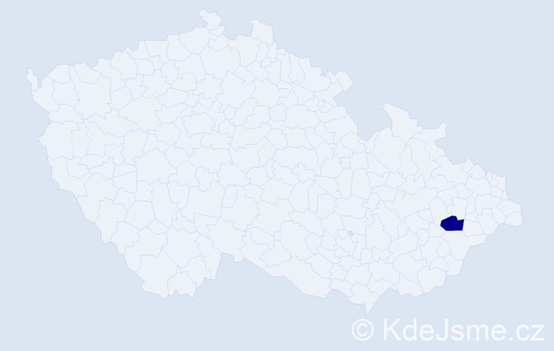 Jméno: 'Kalei', počet výskytů 1 v celé ČR