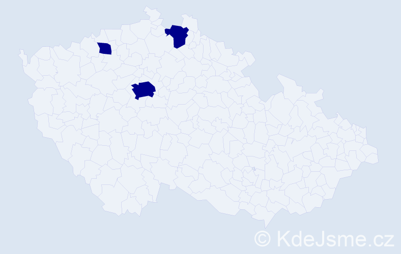 Jméno: 'Van Khien', počet výskytů 3 v celé ČR