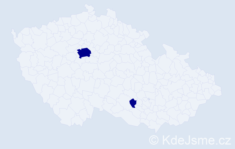 Jméno: 'Phu Hung', počet výskytů 2 v celé ČR