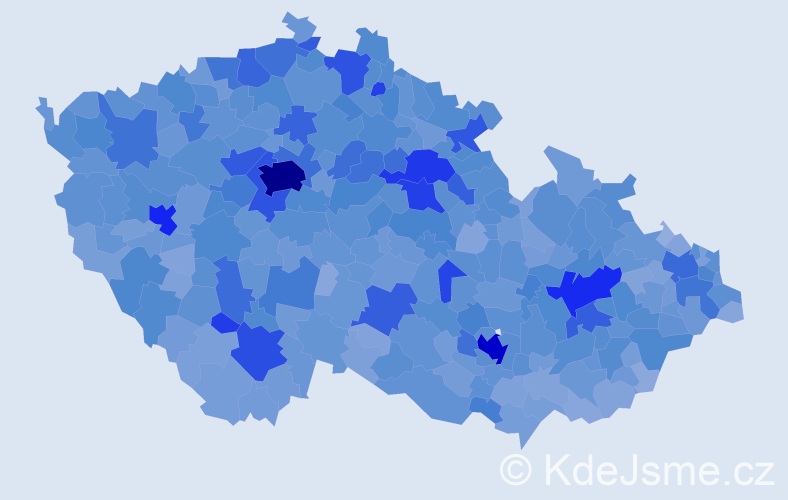 Jméno: 'Olga', počet výskytů 33669 v celé ČR