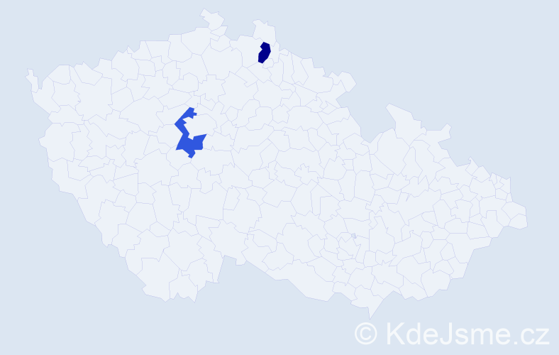 Jméno: 'Jiri George', počet výskytů 2 v celé ČR