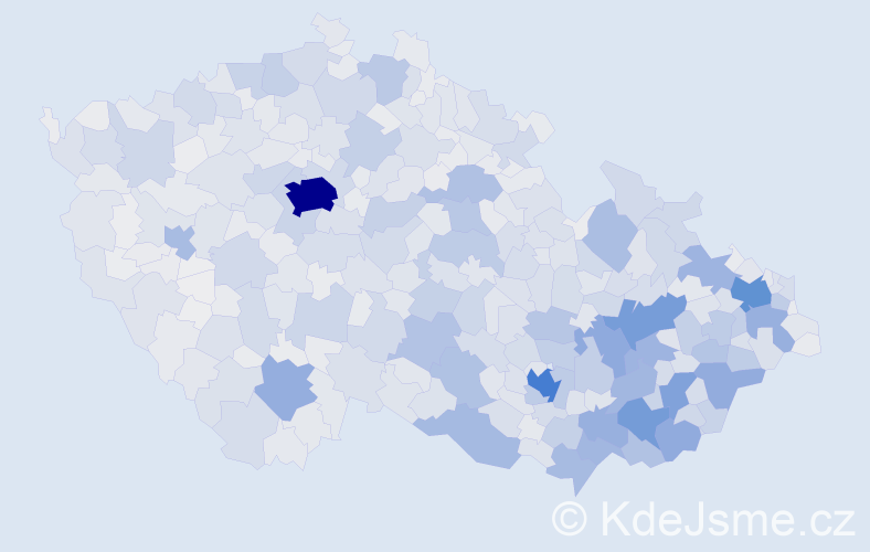 Jméno: 'Ludmila', počet výskytů 81709 v celé ČR