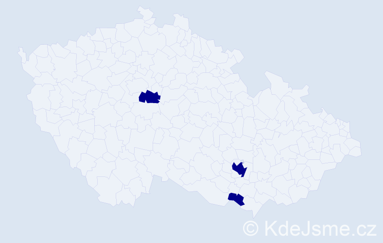 Jméno: 'Alissa', počet výskytů 3 v celé ČR
