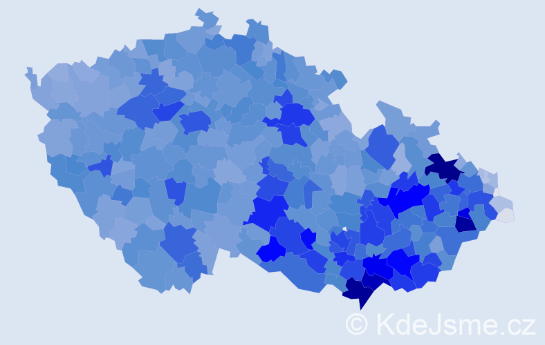 Jméno: 'Zbyněk', počet výskytů 12906 v celé ČR