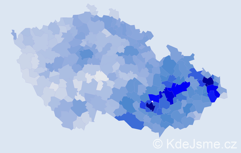 Jméno: 'Ivo', počet výskytů 16818 v celé ČR