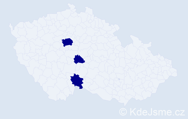 Jméno: 'Dac Thanh', počet výskytů 3 v celé ČR