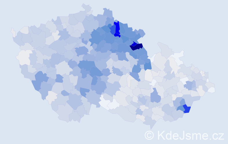 Jméno: 'Lidmila', počet výskytů 2902 v celé ČR