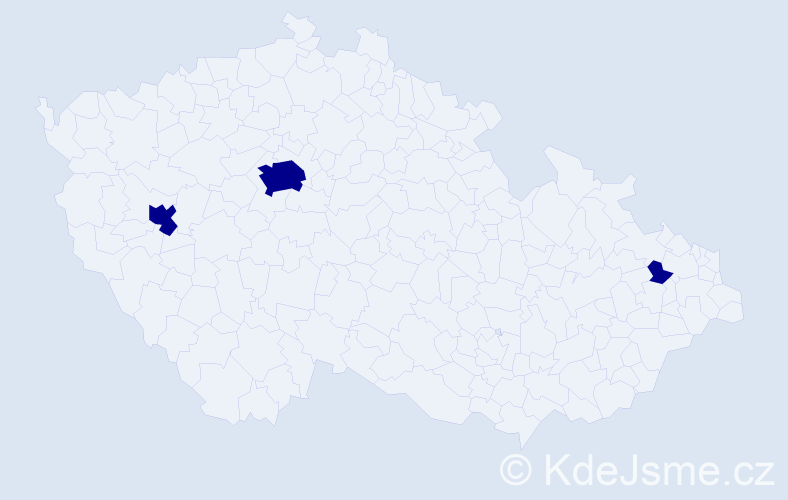 Jméno: 'Julia Ann', počet výskytů 3 v celé ČR