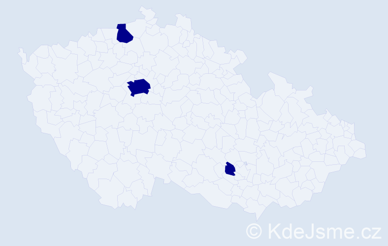 Jméno: 'Huu An', počet výskytů 3 v celé ČR