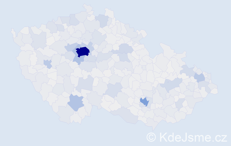 Jméno: 'Linda', počet výskytů 7526 v celé ČR