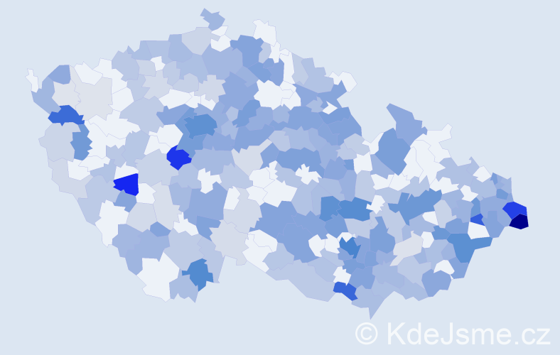 Jméno: 'Noemi', počet výskytů 585 v celé ČR