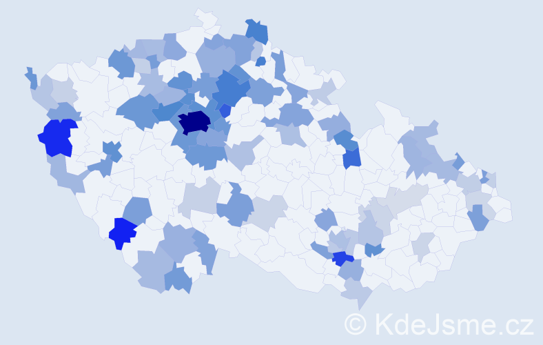 Jméno: 'Antonina', počet výskytů 251 v celé ČR