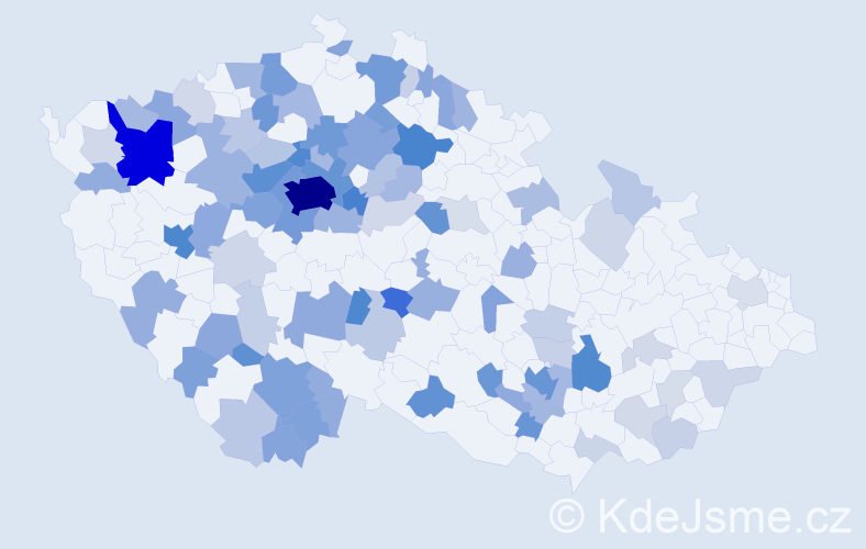 Jméno: 'Liubov', počet výskytů 327 v celé ČR