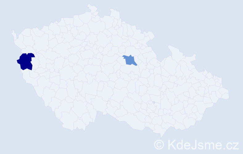 Jméno: 'Quoc Hieu', počet výskytů 2 v celé ČR