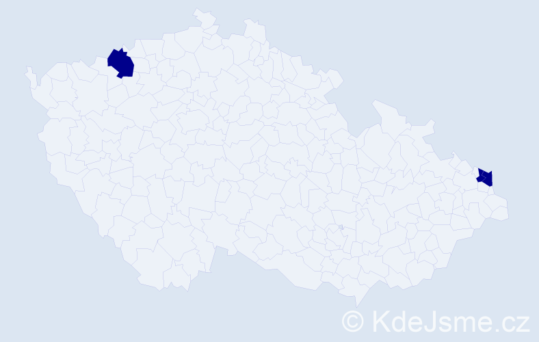 Jméno: 'Anatoli', počet výskytů 3 v celé ČR