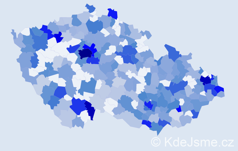Jméno: 'Tatiana', počet výskytů 723 v celé ČR