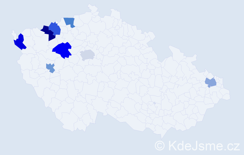 Jméno: 'Minh Cuong', počet výskytů 8 v celé ČR