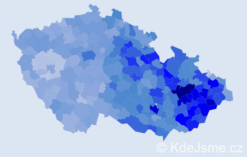 Jméno: 'Zdenka', počet výskytů 27617 v celé ČR
