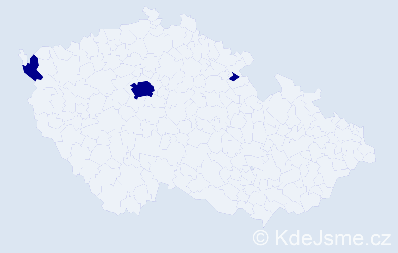 Jméno: 'Anthony Michael', počet výskytů 3 v celé ČR