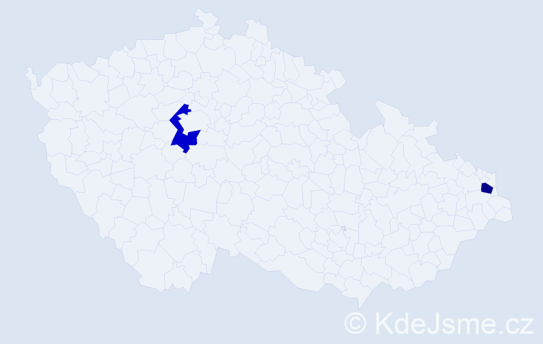Jméno: 'Andrzej Jozef', počet výskytů 2 v celé ČR