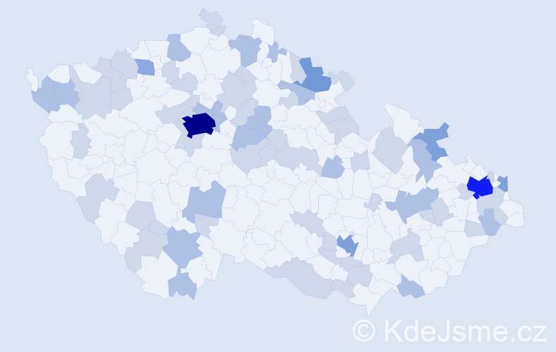 Jméno: 'Agneša', počet výskytů 130 v celé ČR