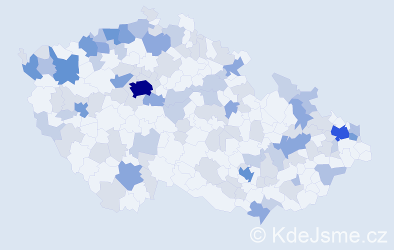 Jméno: 'Melisa', počet výskytů 252 v celé ČR