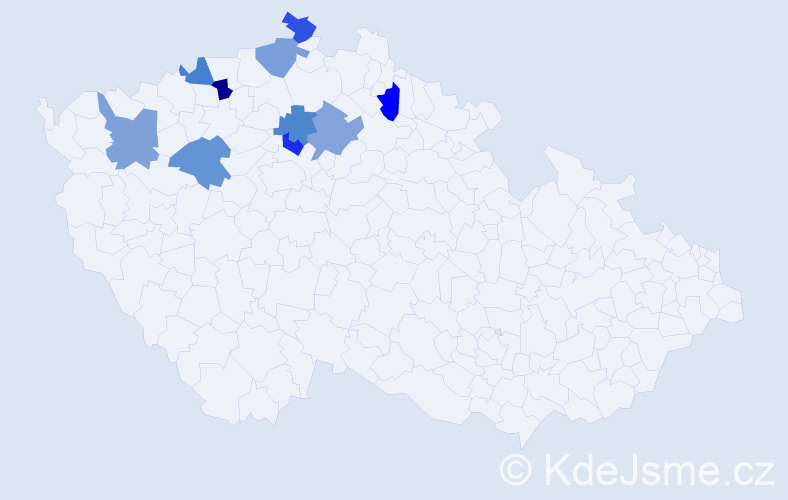 Jméno: 'Dezidér', počet výskytů 10 v celé ČR