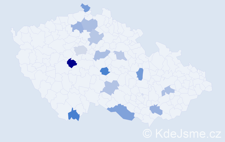 Jméno: 'Bayarsaikhan', počet výskytů 20 v celé ČR