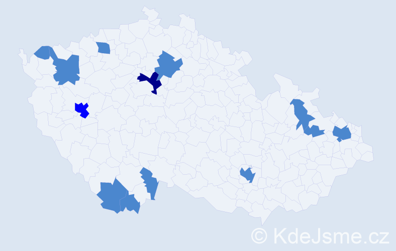 Jméno: 'Quoc Dat', počet výskytů 16 v celé ČR