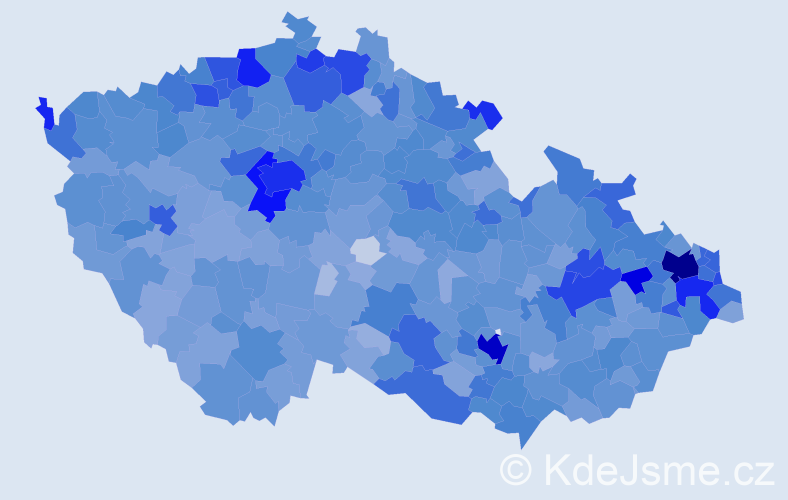 Jméno: 'Sára', počet výskytů 9057 v celé ČR