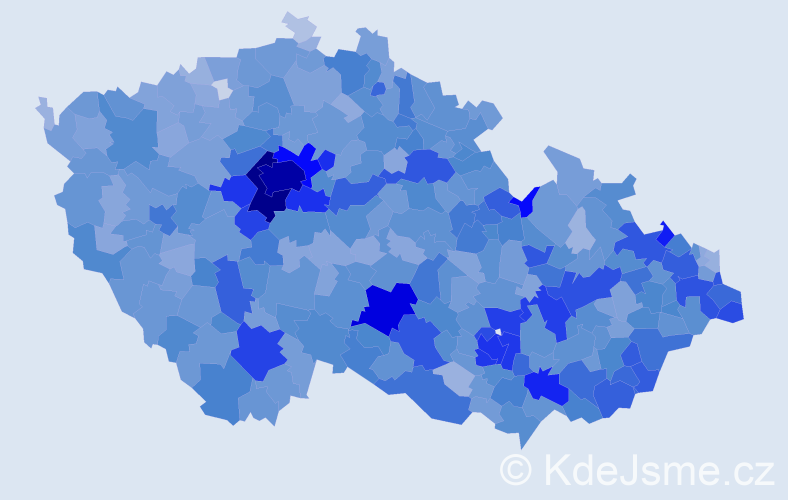 Jméno: 'Šimon', počet výskytů 12744 v celé ČR