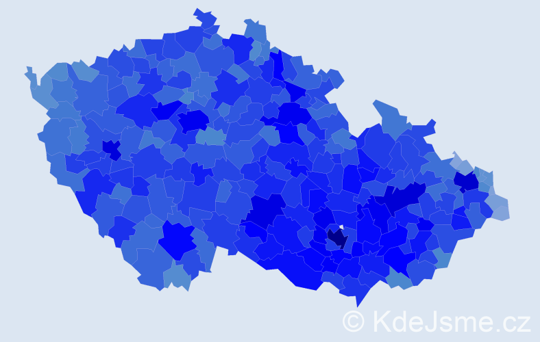 Jméno: 'Zdeněk', počet výskytů 134094 v celé ČR