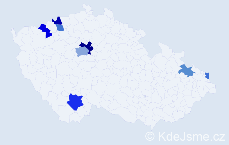 Jméno: 'Arlette', počet výskytů 13 v celé ČR